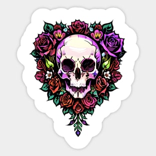 Cyberpunk Flowers Sticker